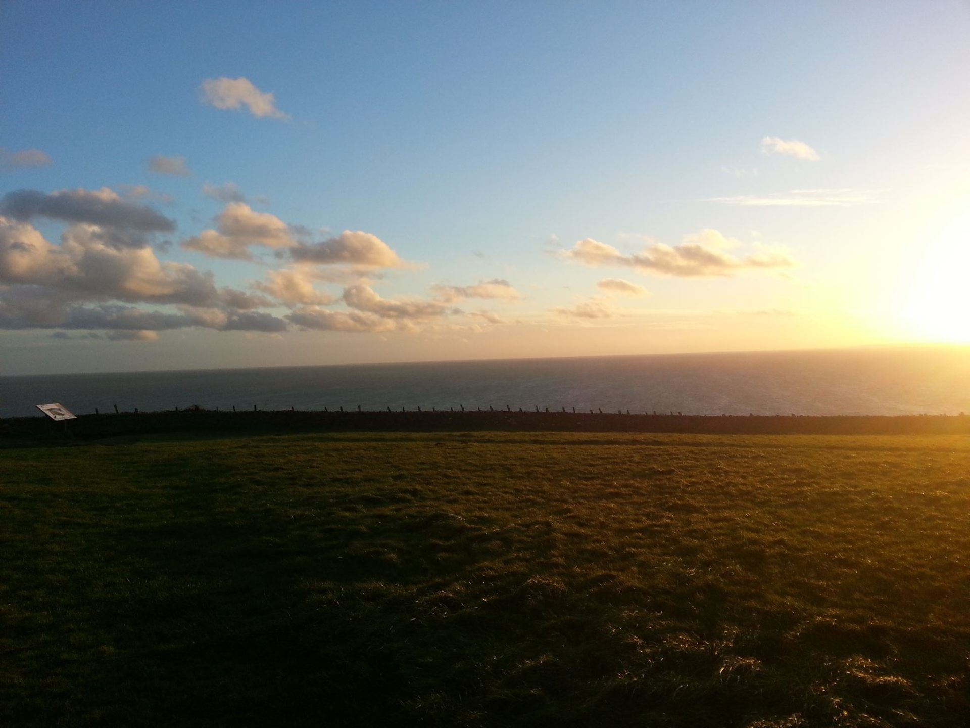 Coucher de soleil au Cap de Carteret